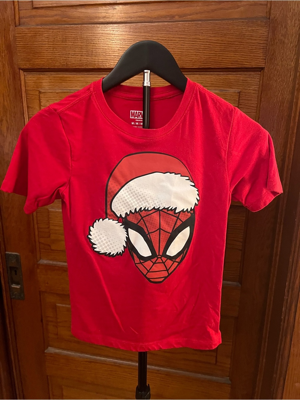 Marvel Red Spider-Man Santa Graphic Tee